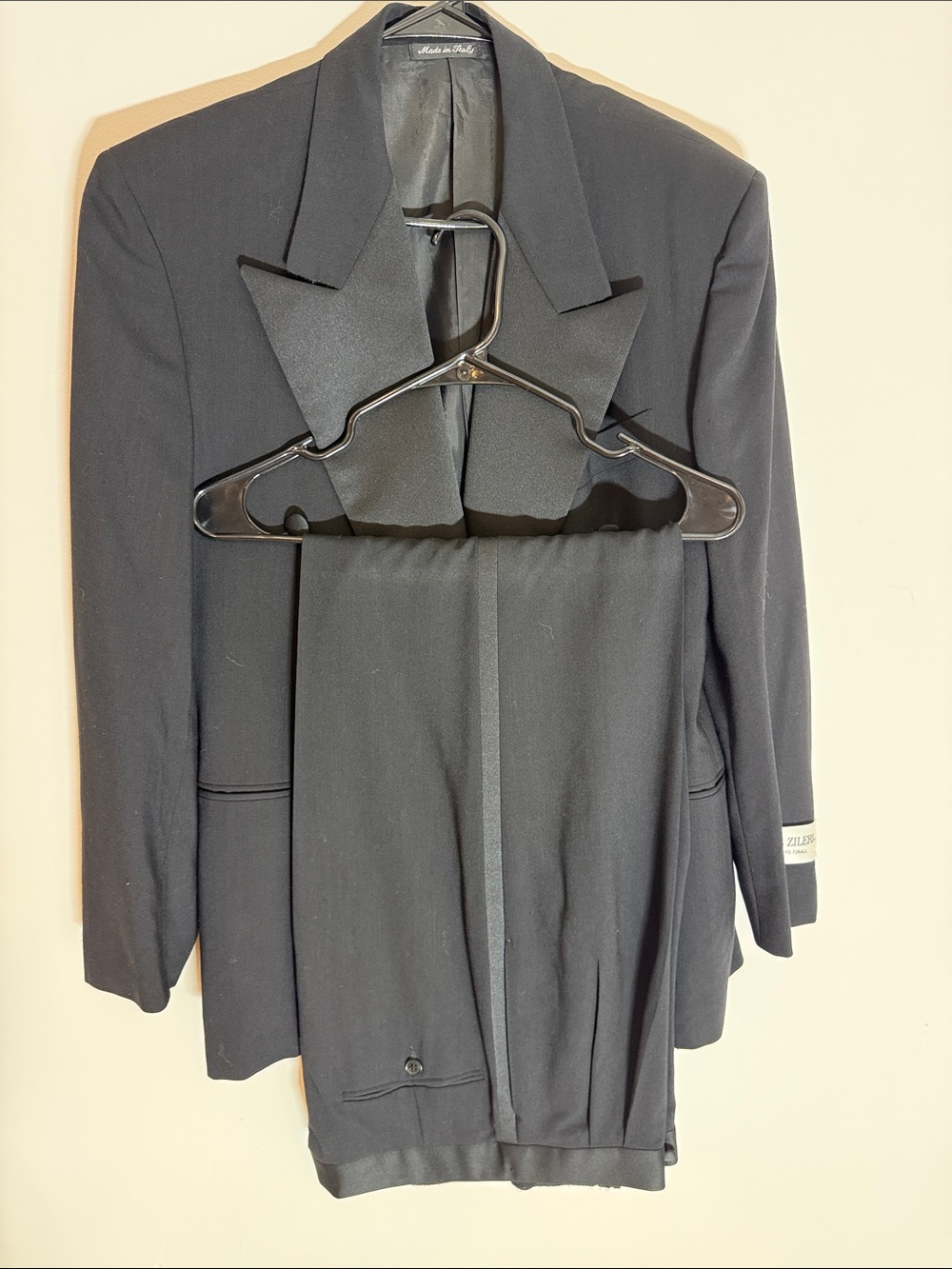 Pal Zileri Black Tuxedo Jacket and Trousers